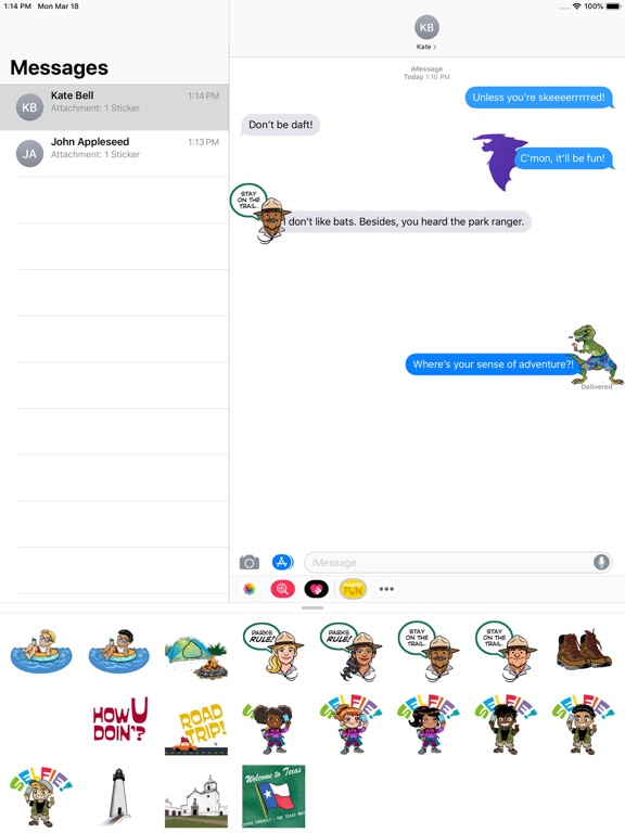 Screenshot #5 pour Texas Summer Fun Sticker Pack