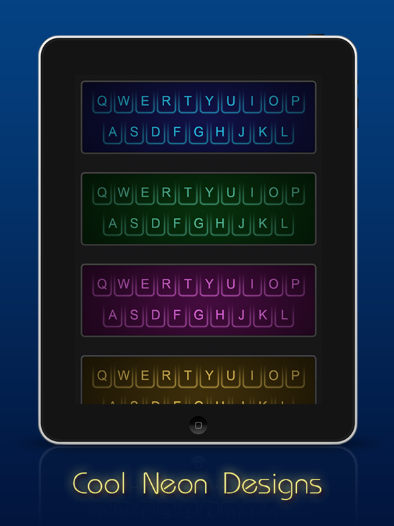 Screenshot #5 pour Neon Keyboard Pro