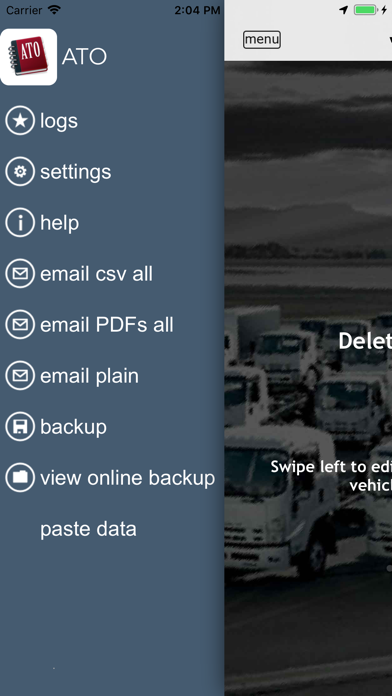 Screenshot #1 pour ATO Vehicle Logbook