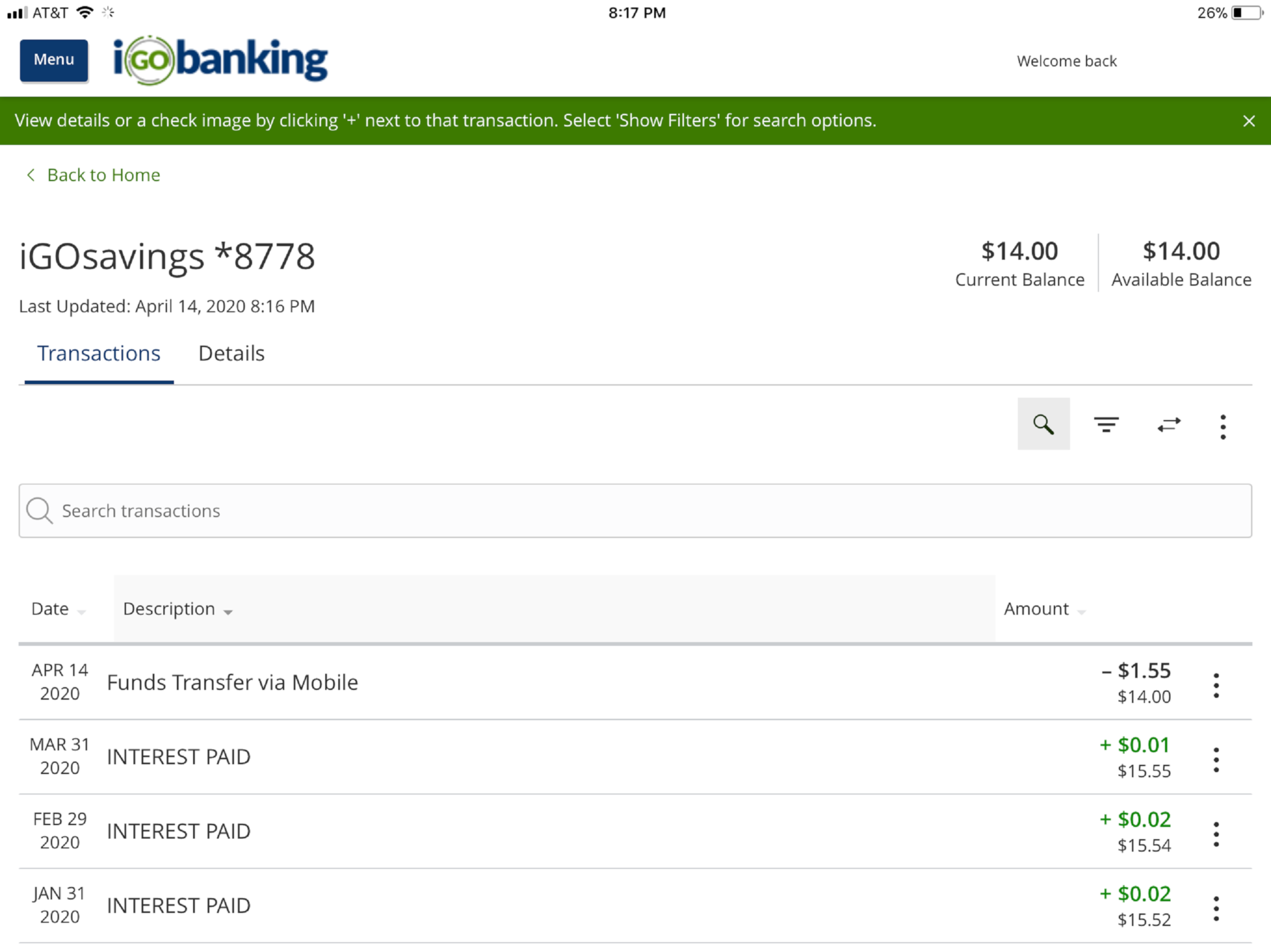 iGObanking Mobile Banking screenshot 7