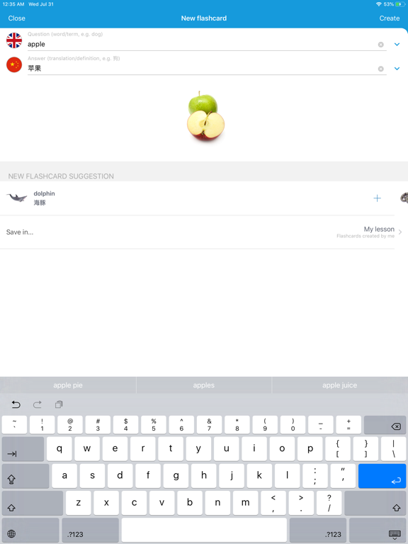 Learn Chinese: VocApp Language iPad screenshot 4 - Education app