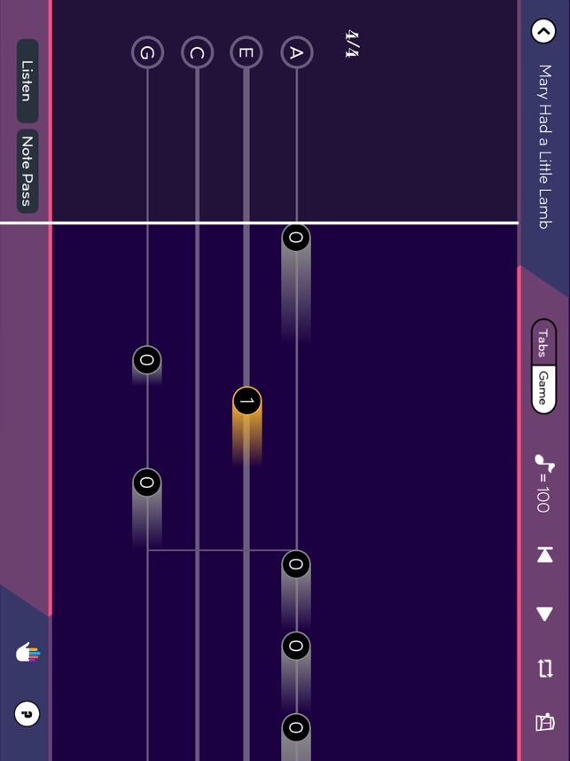 Screenshot of Tunefor Ukulele tuner & chords