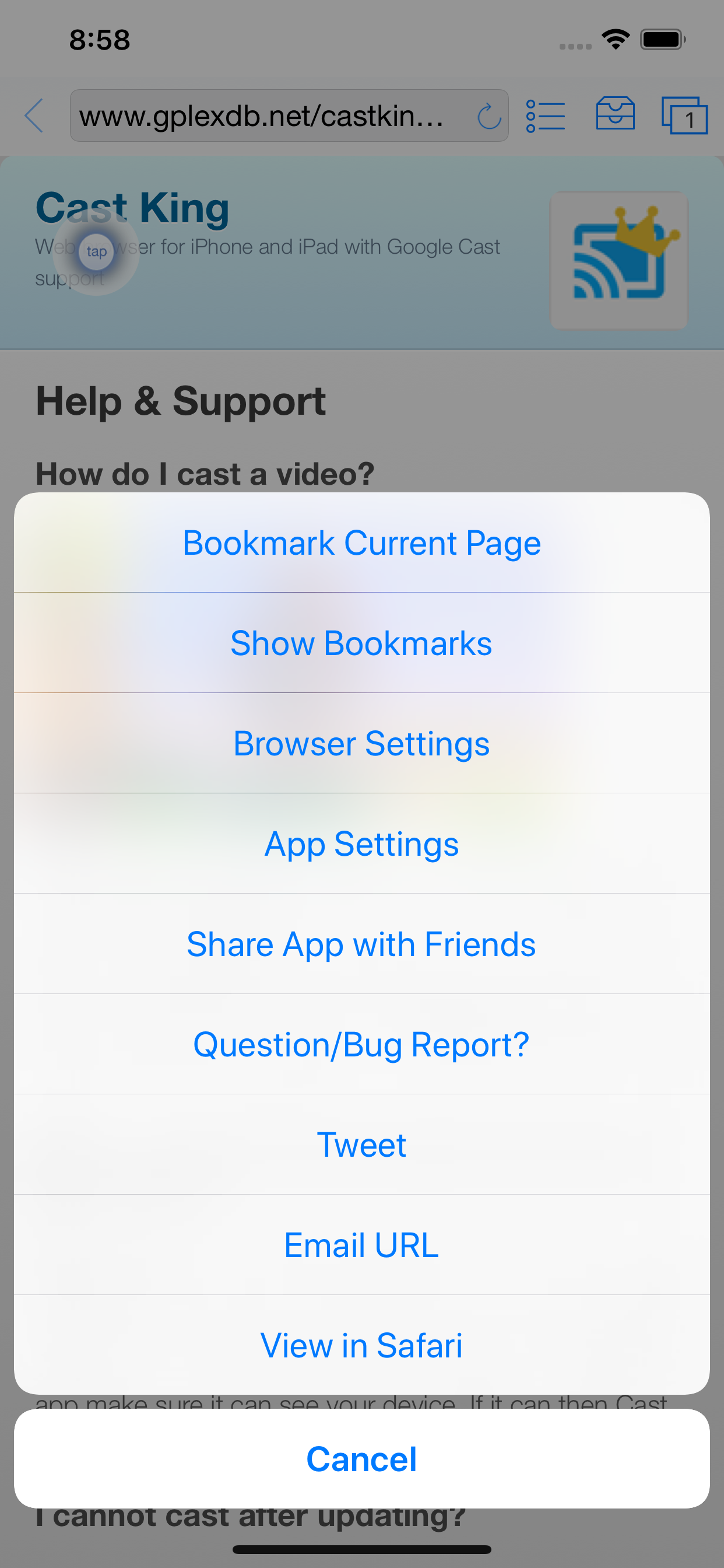 Cast King - Googlecast for TV