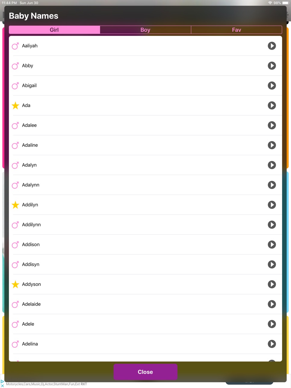 iPad screenshot