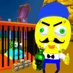 Sponge Neighbor Escape 3D