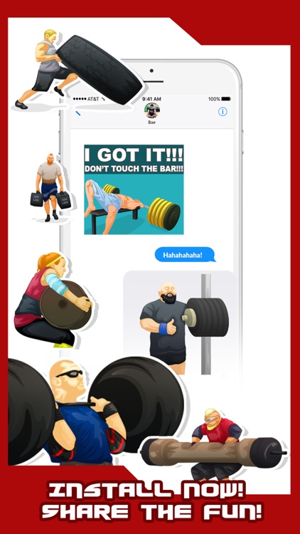 Powerlifting Emoji Stickers screenshot-4