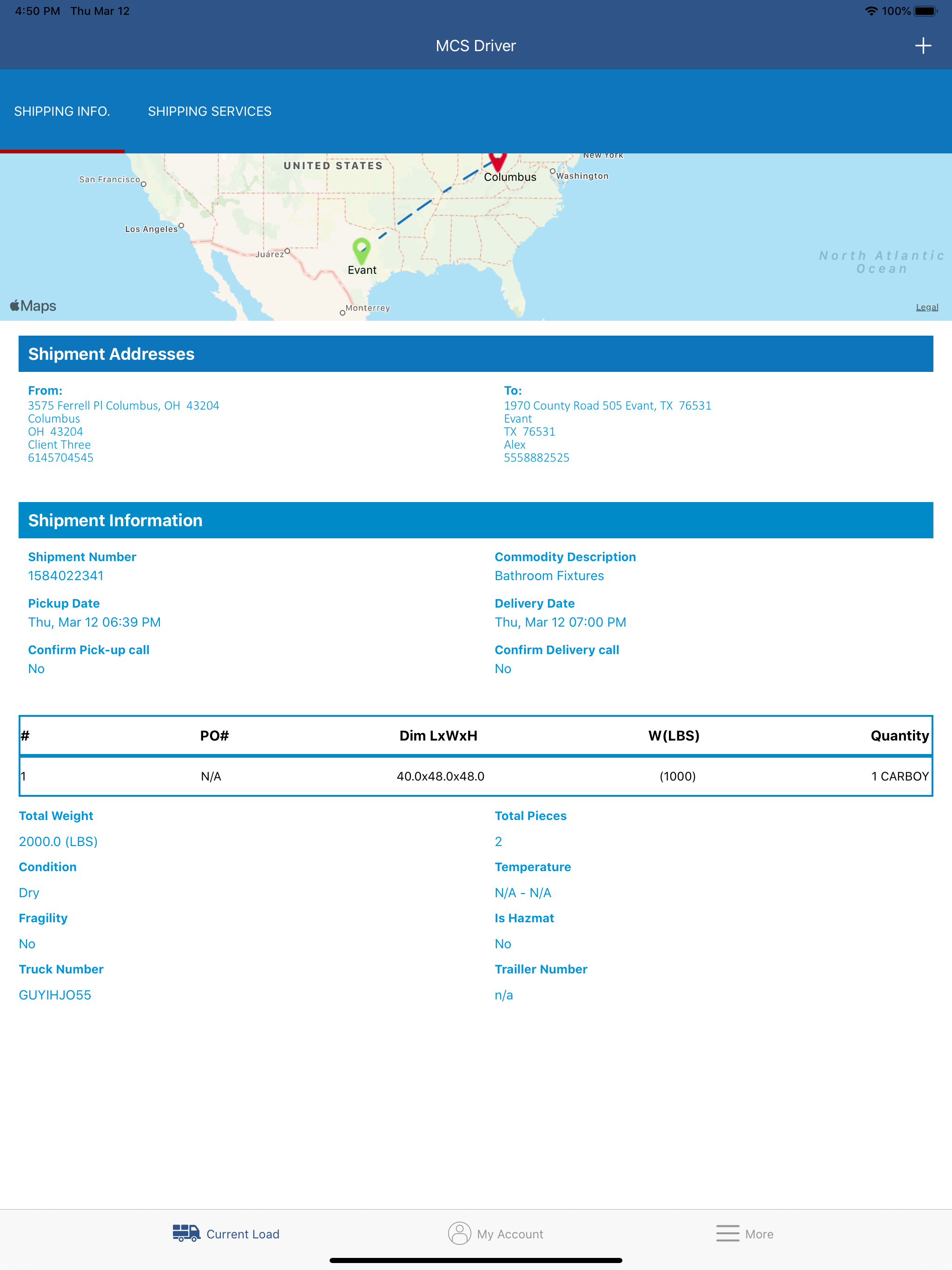 MCShippers Driver screenshot 5
