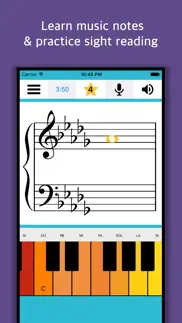learn music notes piano pro iphone screenshot 2
