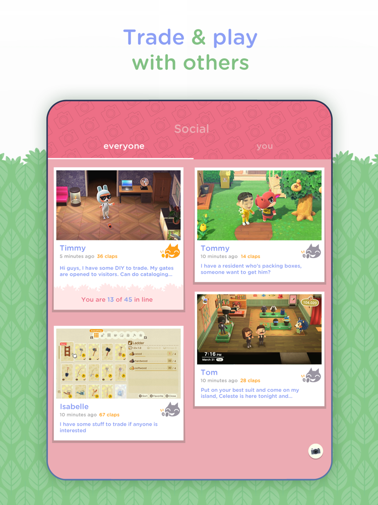 Leaf OS ACNH, made social App for iPhone Free Download Leaf OS