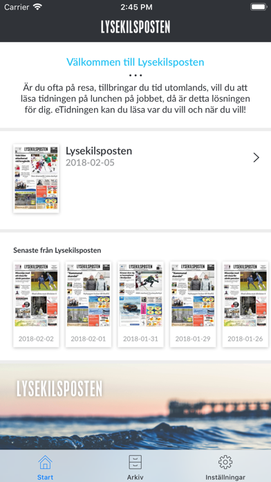 Lysekilsposten Screenshot