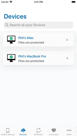 Livedrive screenshot 2