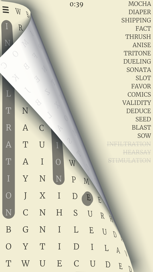 #3. Word Search Large (iOS) 由: Frederic Bacro