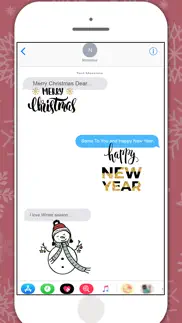 winter holidays greetings iphone screenshot 4