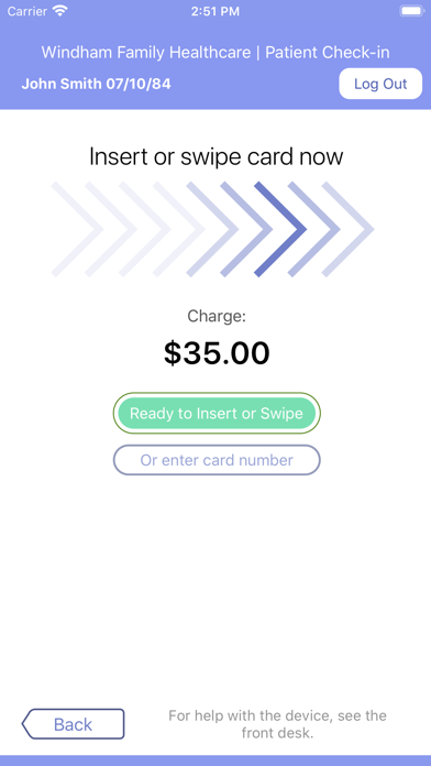 Screenshot #9 for AdvancedMD Patient Kiosk