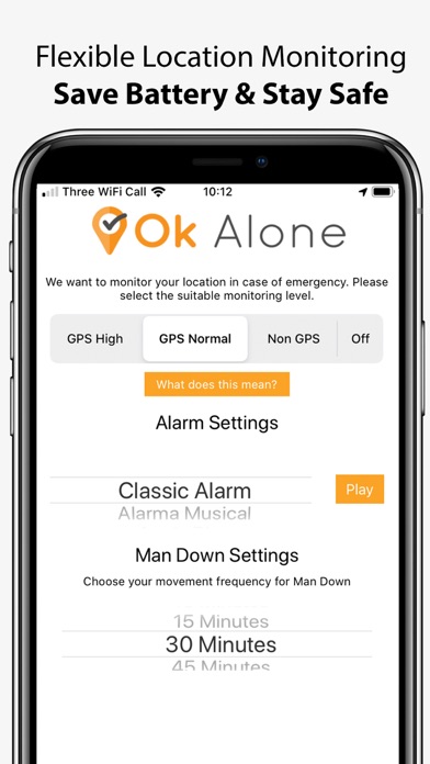 How to cancel & delete Ok Alone - Lone Worker App from iphone & ipad 3