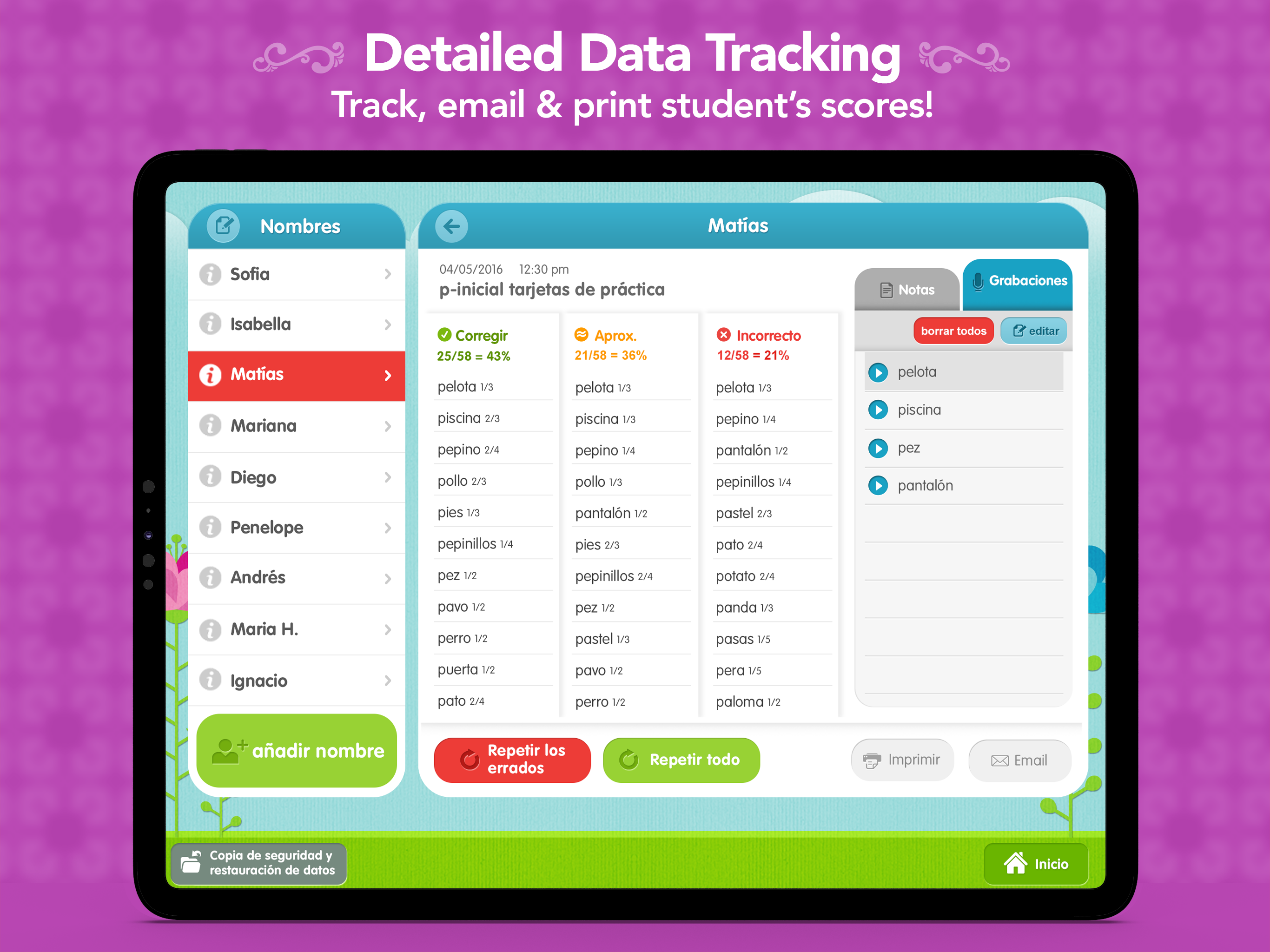 Articulation Station Español screenshot 12