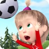 玛莎与熊：足球 游戏 游戏 运动