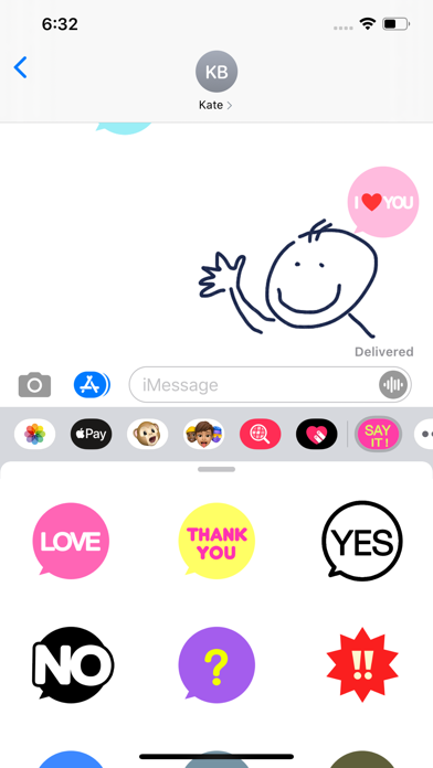 Say It! - Bubble Stickersのおすすめ画像1