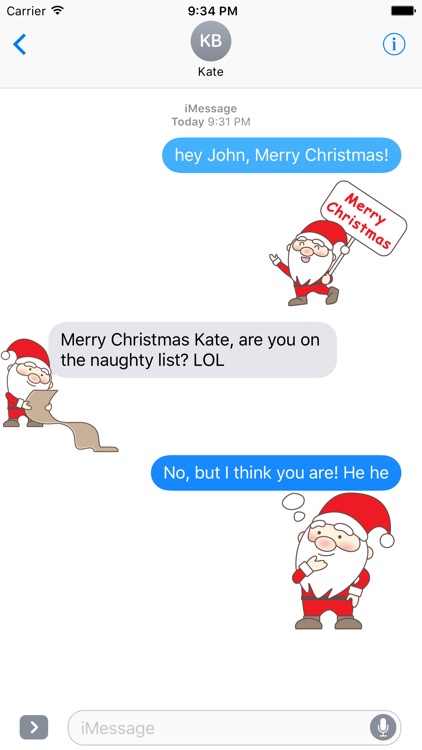 Jolly Ol Santa Stickers