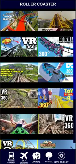 Game screenshot VR 360 Roller Coaster Video HD mod apk
