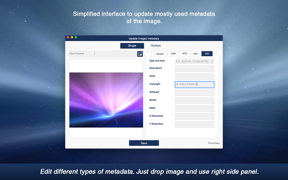#1. MetaSync - Metadata Editor (macOS) 由: ARIPRA INFOTECH PRIVATE LTD