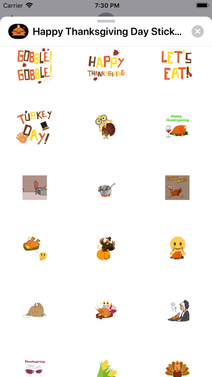 Happy Turkey Day Stickers screenshot-5