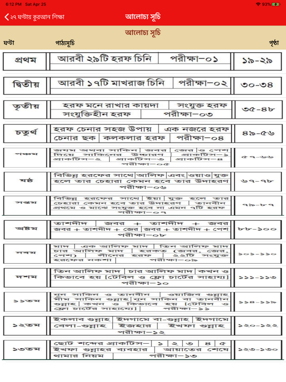 Learn Quran within 27hrs iPad screenshot 4 - Education app