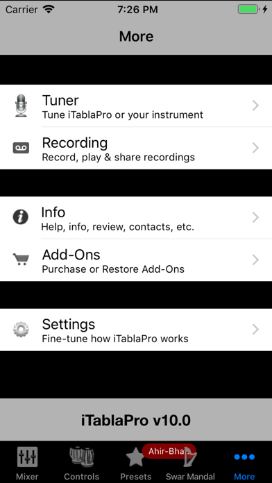 iTablaPro - Tabla Tanpura Player Screenshot 5