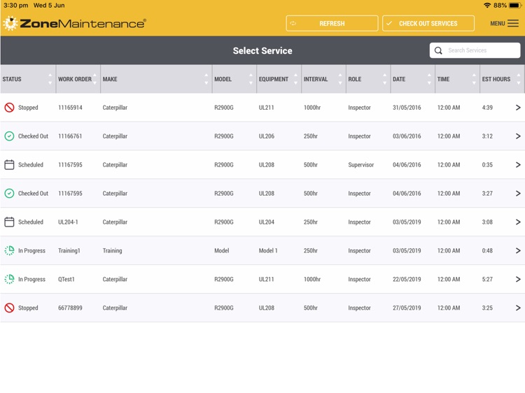ZoneMaintenance Service