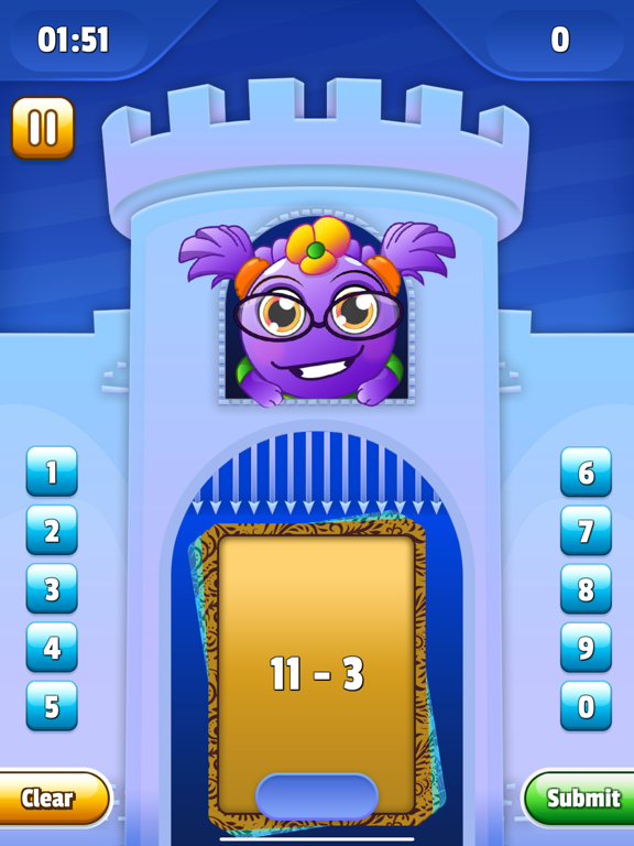 Mathletix Subtraction iPad screenshot 6 - Education app