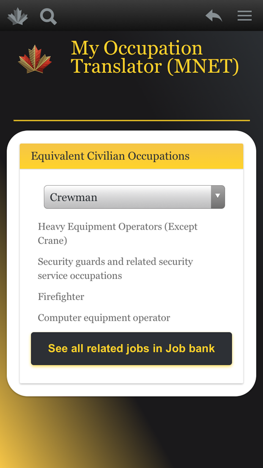 #4. My Transition Services (iOS) 由: Canadian Defence Academy (Dept. of National Def.)