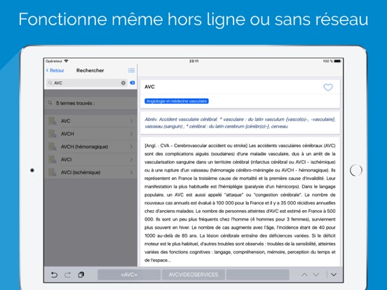 Screenshot #5 pour Dictionnaire Médical - Pro