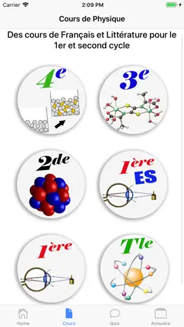 Game screenshot Cours de Physique apk
