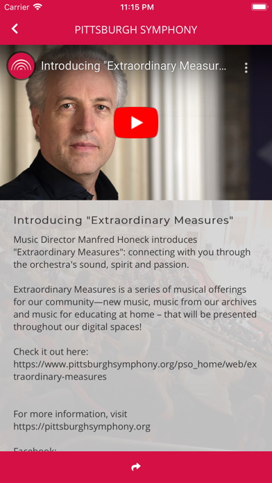 Pittsburgh Symphony Orchestra Screenshot 4 - AppWisp.com Pittsburgh Symphony Orchestra Screenshot 4 - AppWisp.com