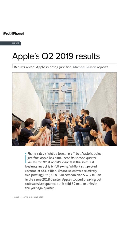 iPad & iPhone User magazine.