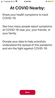 Covid Nearby screenshot 1