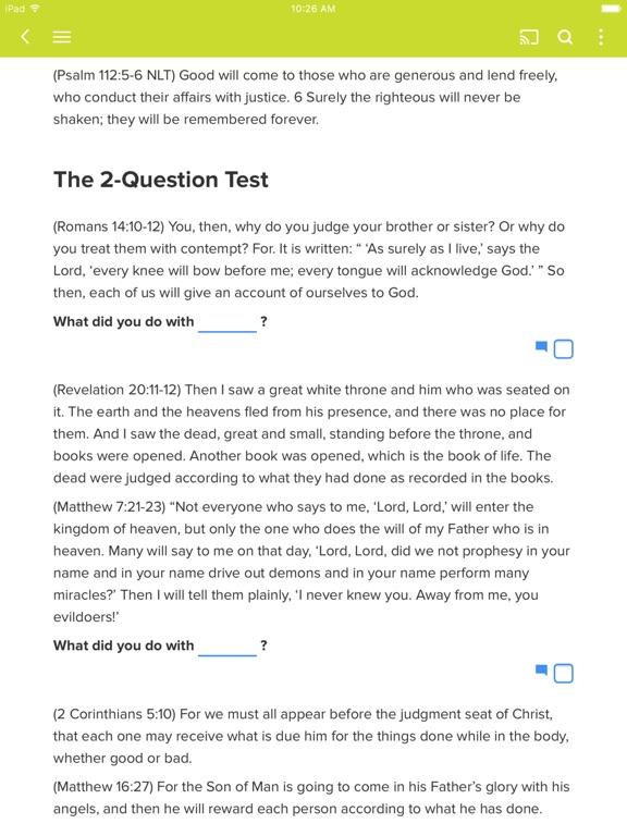 True Life Church of Newark iPad screenshot 3 - Education app