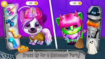 How to cancel & delete Kiki & Fifi Halloween Makeover from iphone & ipad 4
