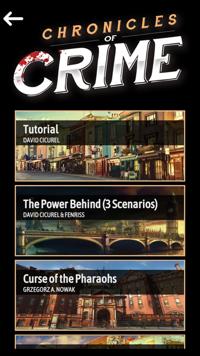 Chronicles of Crime Screenshot