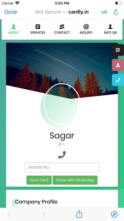 Cardly Digital Card screenshot-4