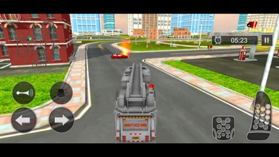 Screenshot #1 pour Feu un camion conduite simulat