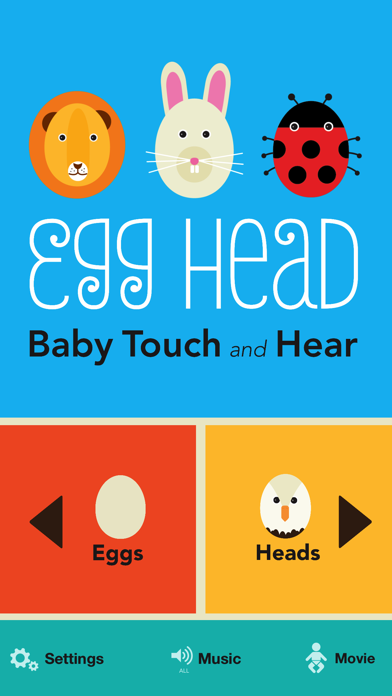 Screenshot #1 pour Egg Head: Peekaboo Baby Fun