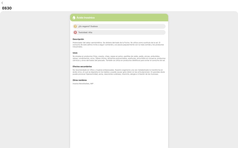 Screenshot #2 pour FoodSafe Vegan