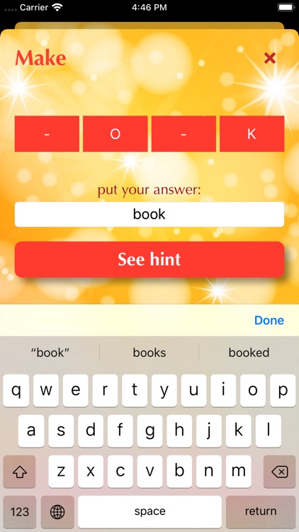 Find the letters for the word screenshot-4
