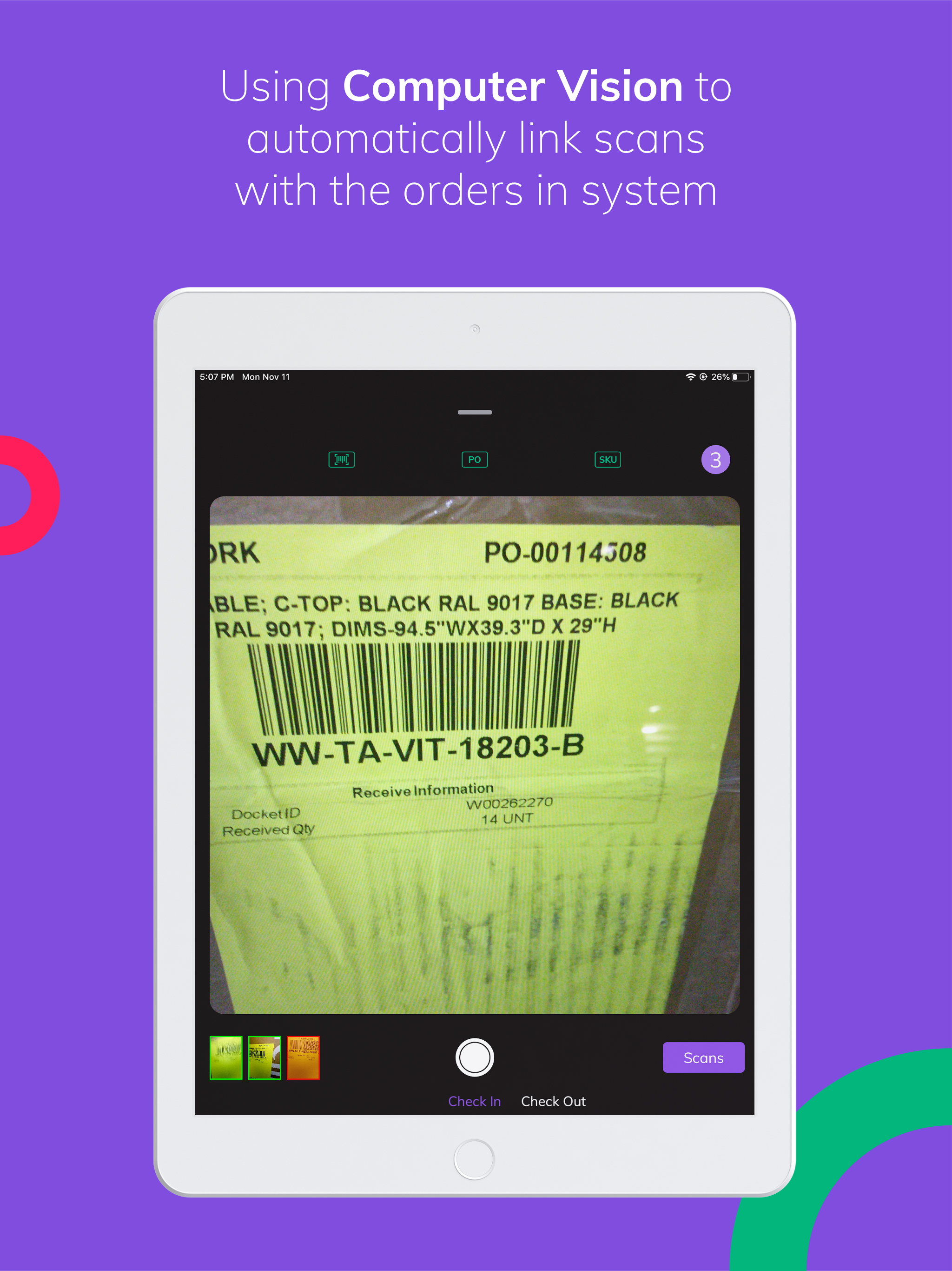 PackageX Inventory