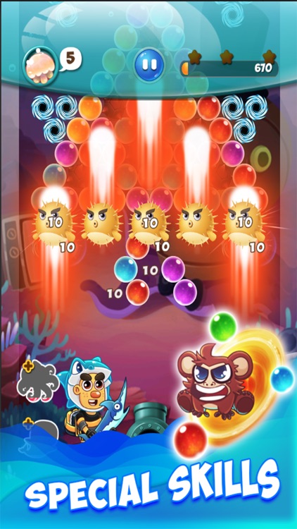 Jelly Bubble Pop! Ocean Recuse screenshot-4