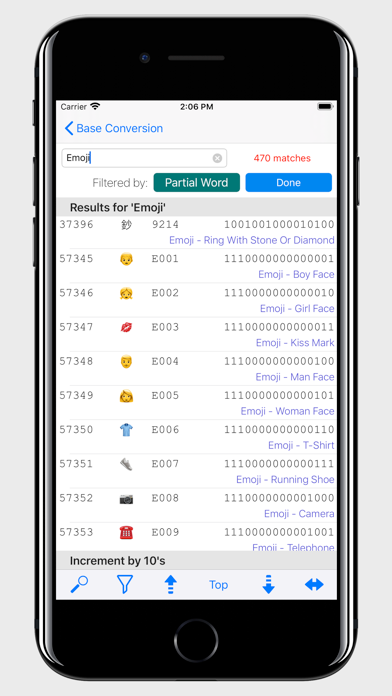 Bases iPhone screenshot