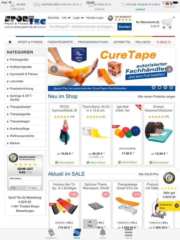 Screenshot #4 pour Sport-Tec Physio & Fitness