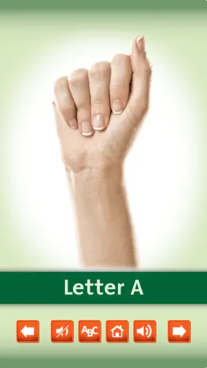 Sign Alphabet Flash Cards screenshot 3