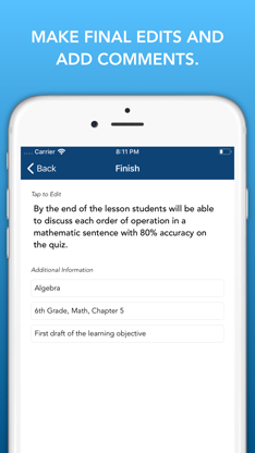 Learning Objective Creator screenshot 5
